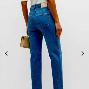 Never worn Paige Sarah Straight Ankle jeans